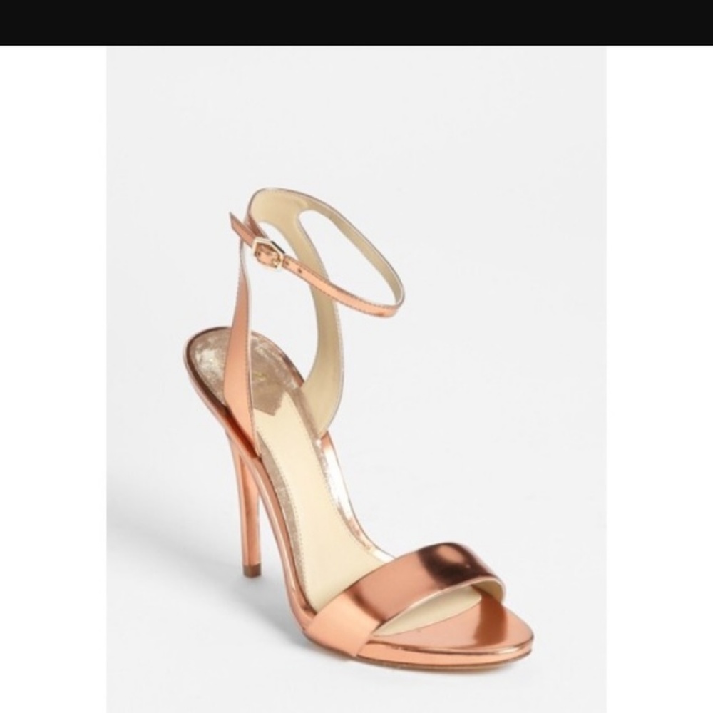 B Brian Atwood Femme Fatale Sandals, Rose Gold